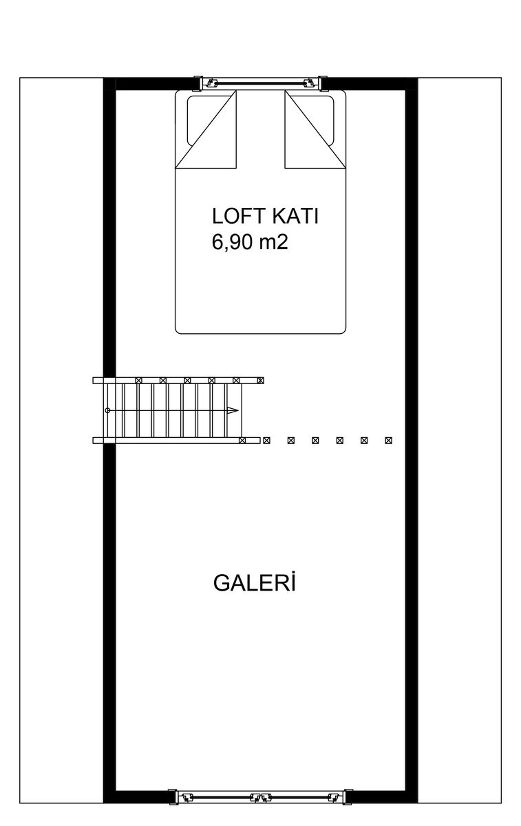 SPİL-2 loft katı planı — Loft Katı, Galeri