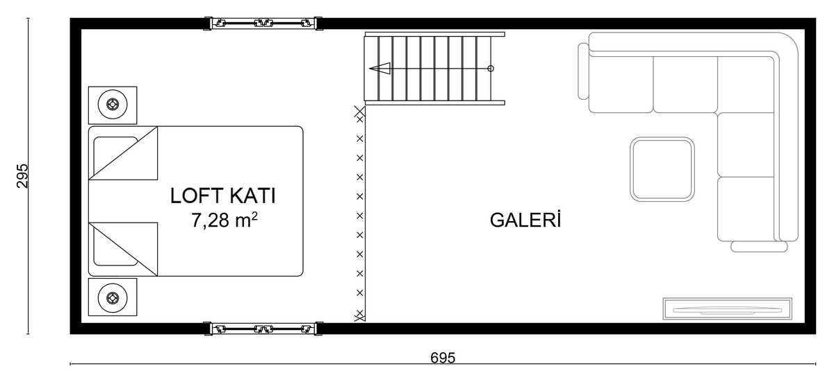 TRUVA loft katı planı — Loft Katı, Galeri