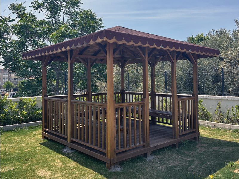 Ahşap Kamelya Platformlu 300x300 cm