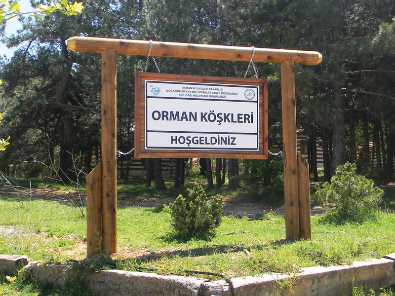 Ahşap Tanıtım Tabelası