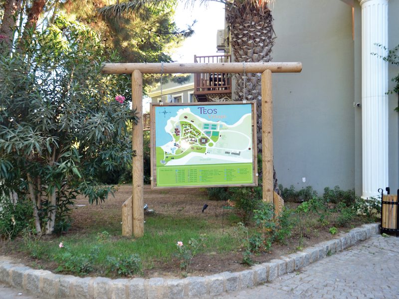 Ahşap Tanıtım Tabelası